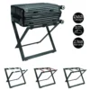 Luggage rack stainless steel black