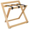 Luggage rack with backstand