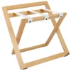 Luggage rack with backstand