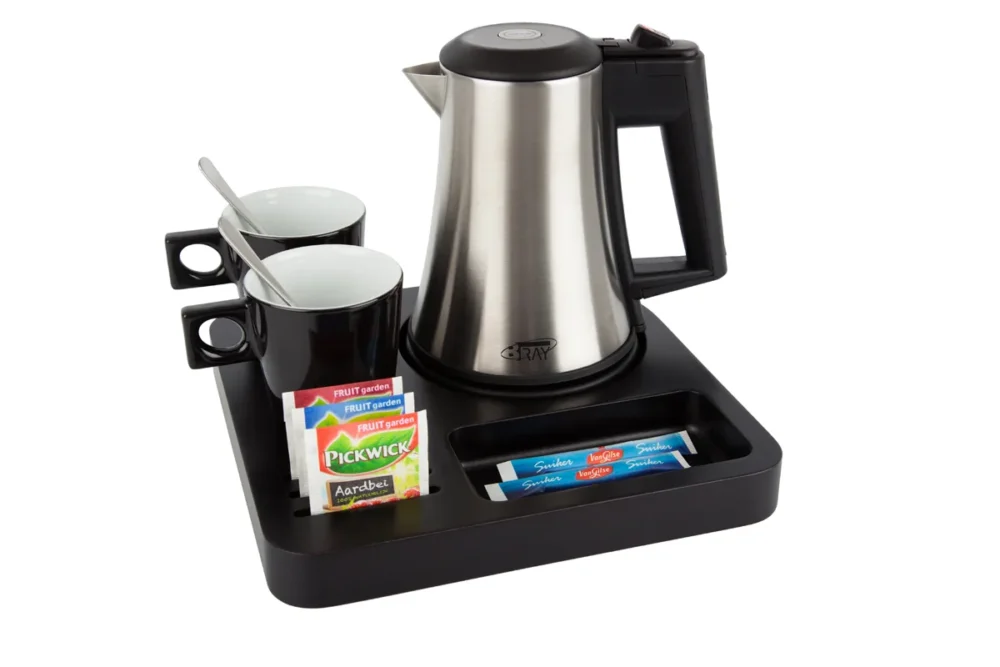 Compact hotel tray Black - SLIM