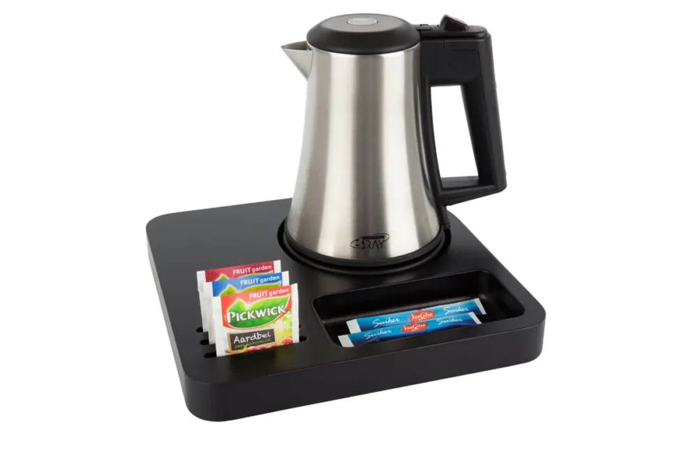 Compact hotel tray Black - SLIM