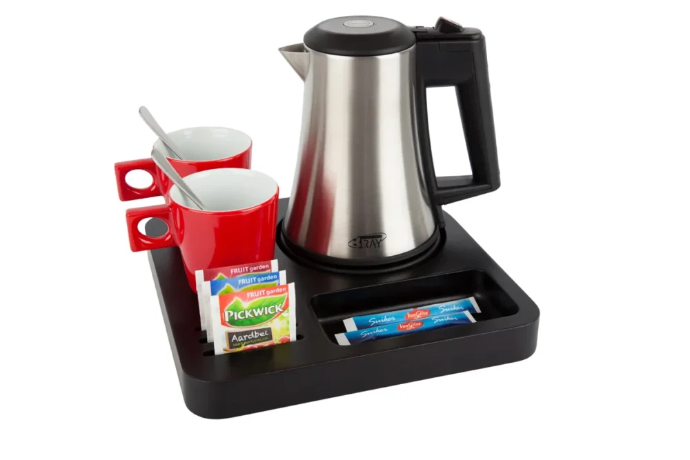 Compact hotel tray Black - SLIM