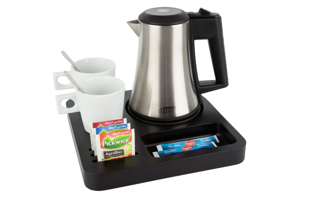 Compact hotel tray Black - SLIM