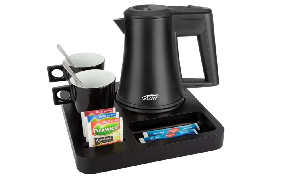 Compact hotel tray Black - SLIM