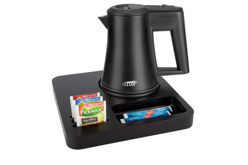 Compact hotel tray Black - SLIM