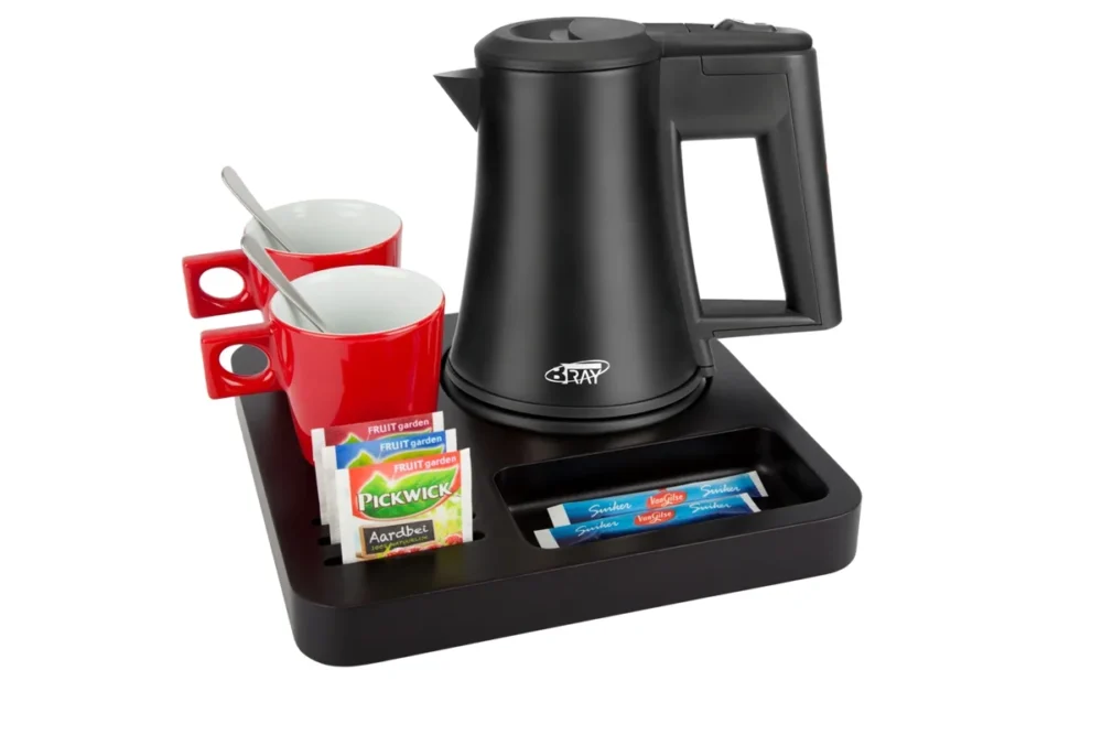 Compact hotel tray Black - SLIM