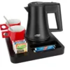 Compact hotel tray Black - SLIM