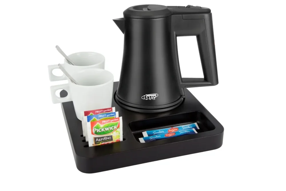 Compact hotel tray Black - SLIM