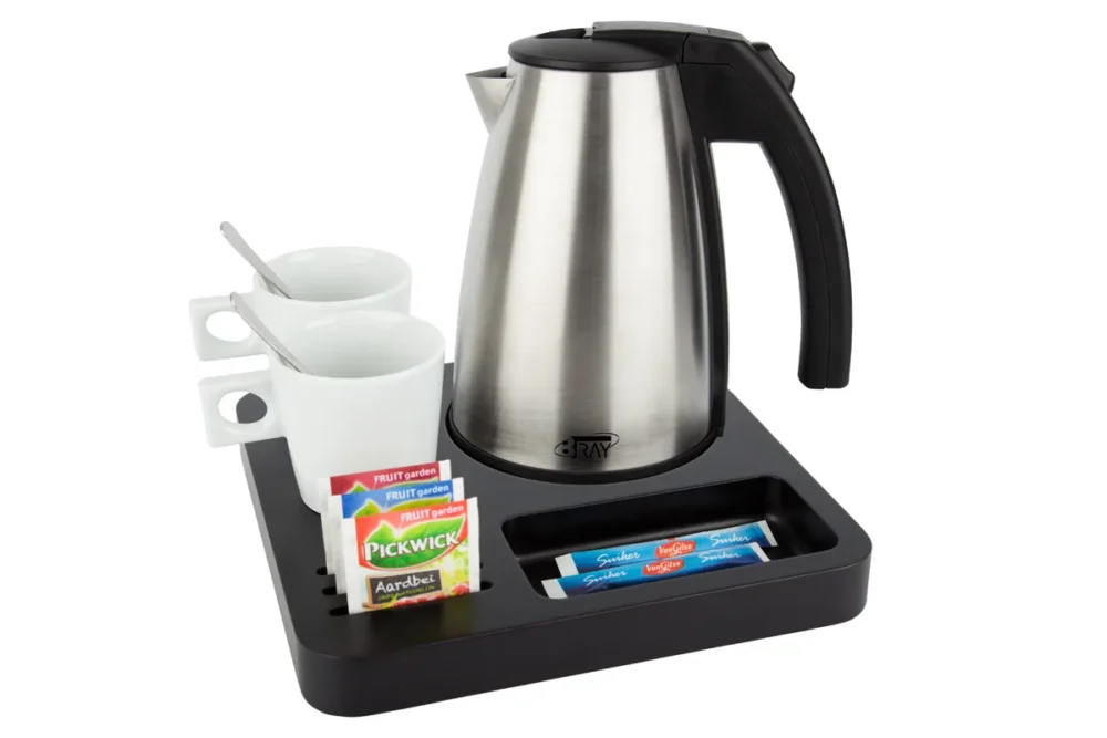 Compact hotel tray Black - SLIM