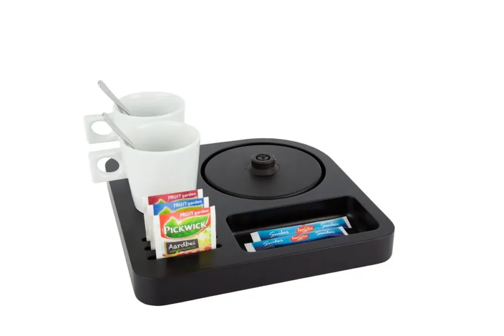 Compact hotel tray Black