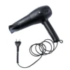 Hotel hairdryer with foldable grip and retractable cord: Levante