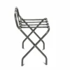 Black Luggage Rack backrest folded Mary