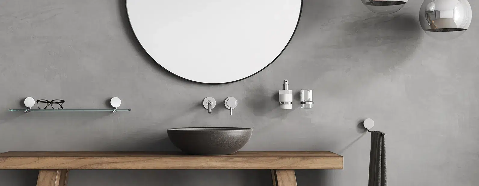 Bathroom accessories hotel collection Opal Chrome