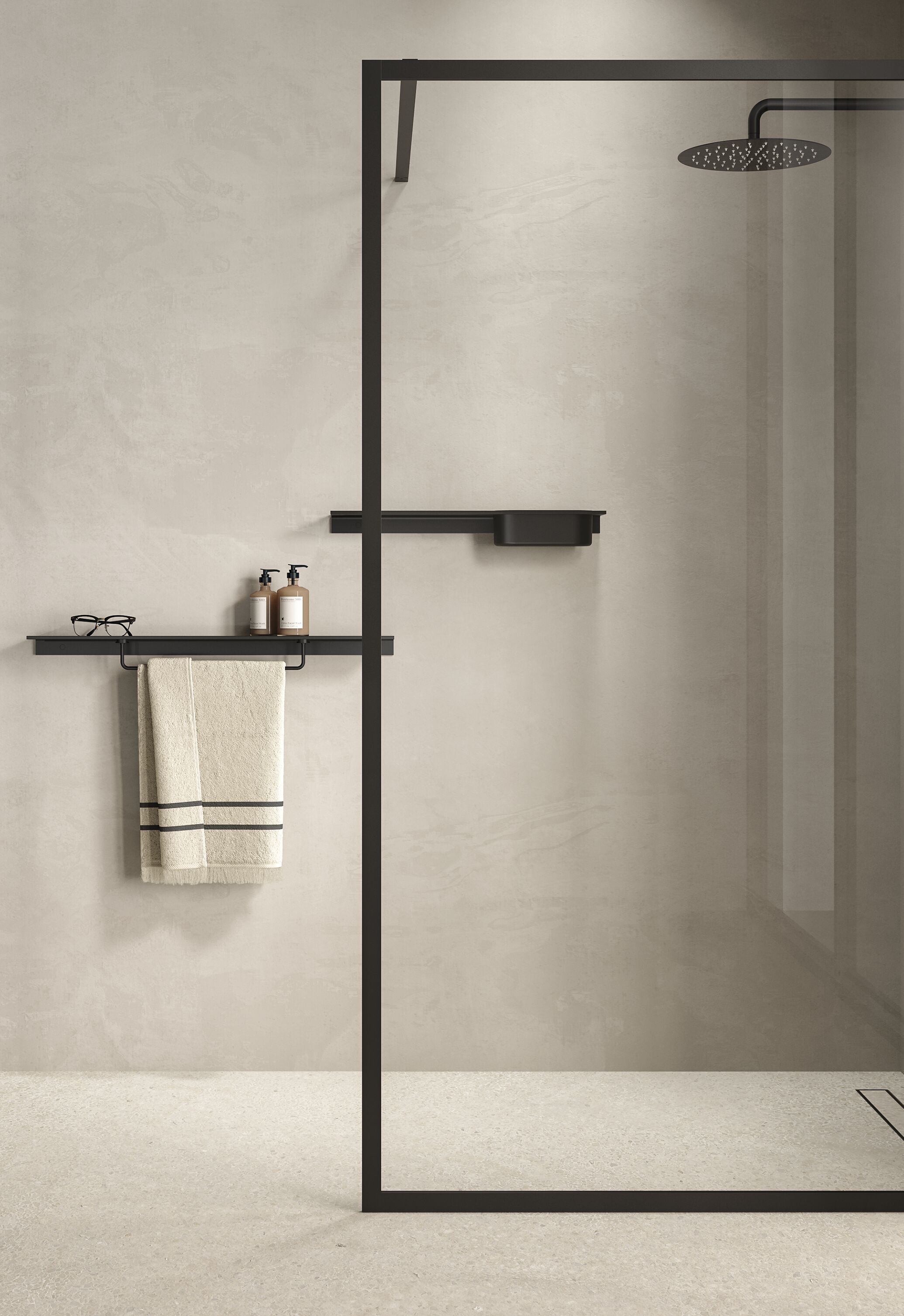 LEEV Minimalist Design shower box accessories for Hotel