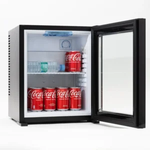 Elegant minibar with glass Winter series 30L