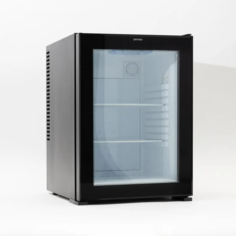 Elegant minibar with glass Winter series