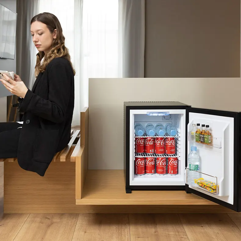 Minibar Black Glow hotel room