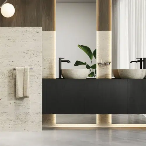 Accessori da bagno contemporanei