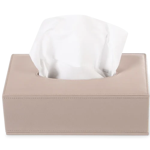 tissue box rectangular cover ‘Natural’: Kaba