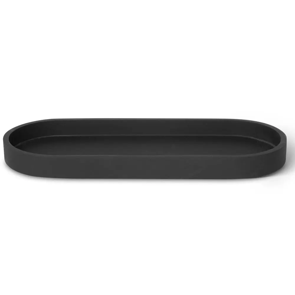 Medium size amenity tray black